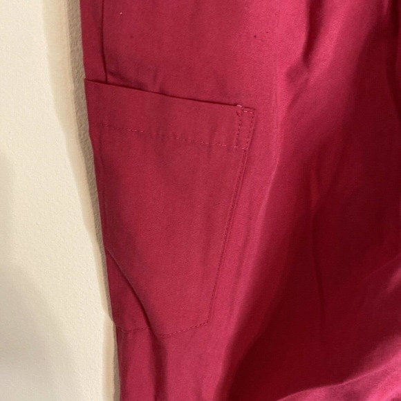Reina Scrub Bottom Medical Uniform Pink Drawstring Pants XS - Picture 11 of 12